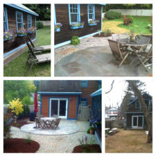Before and After, installed by Heart and Soil Landscaping